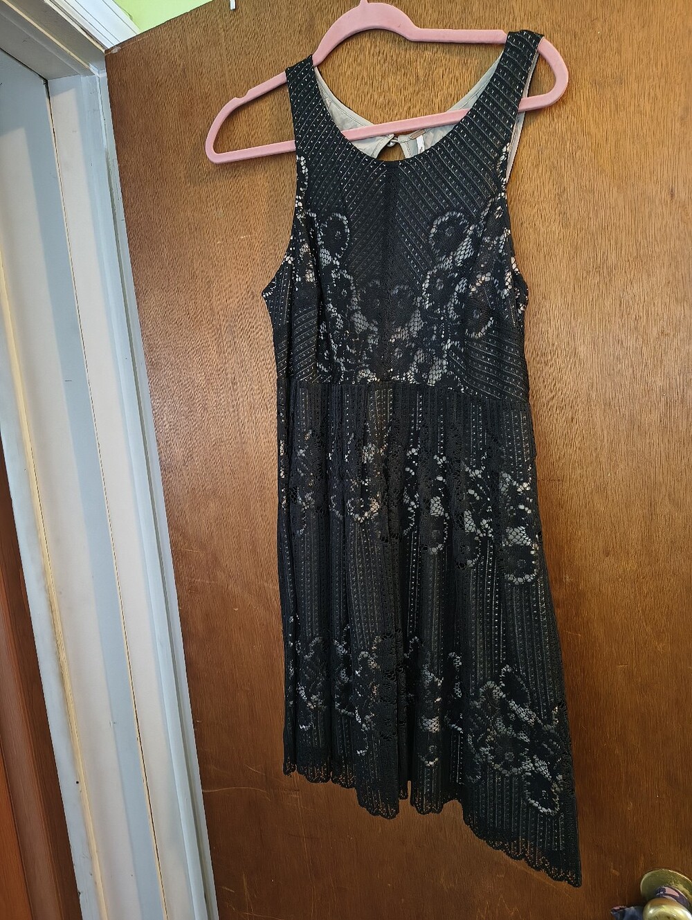 Free People Rocco Black Lace Dress Size 10